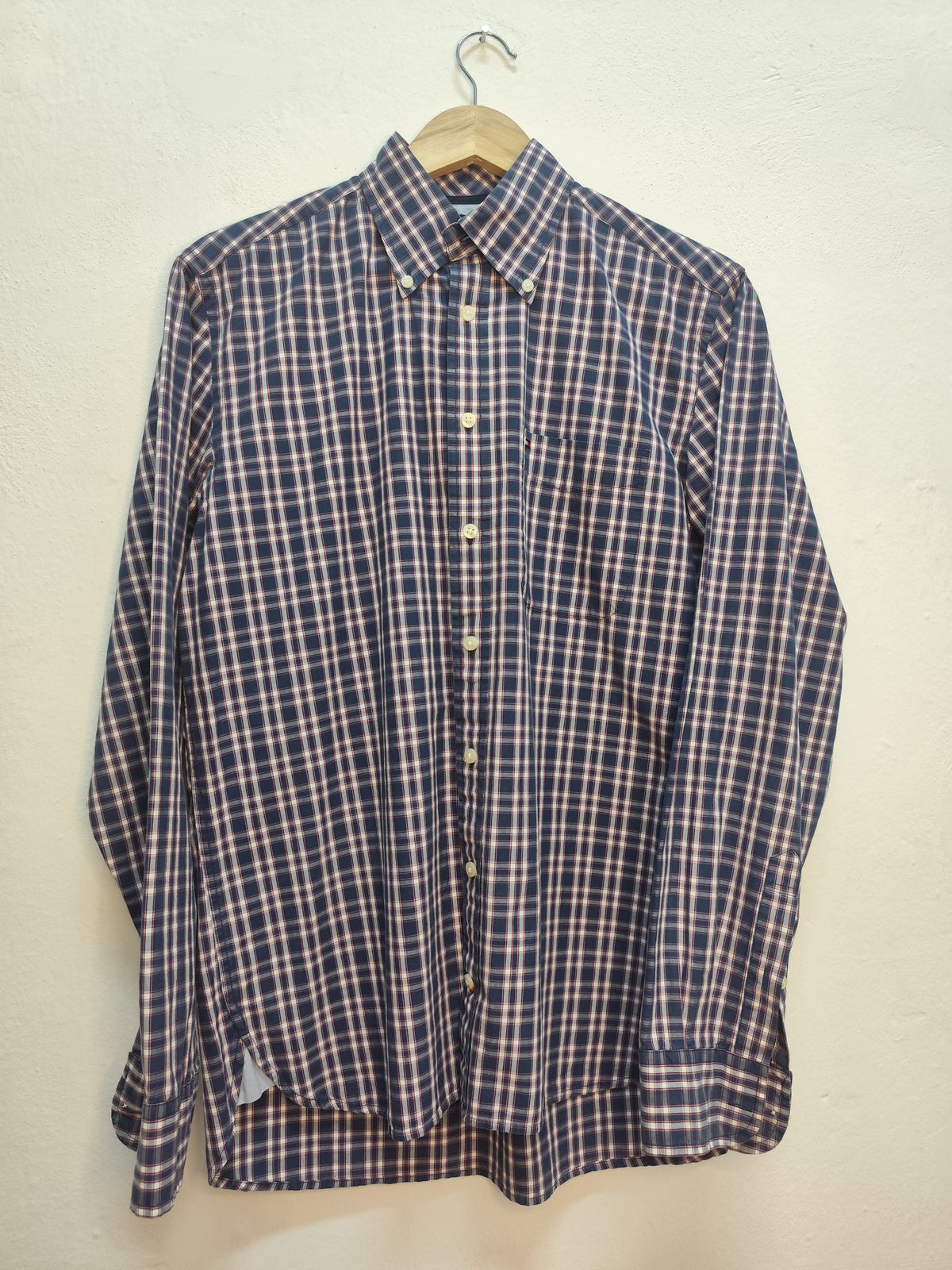 Camicia Vintage a Quadri Button-Down