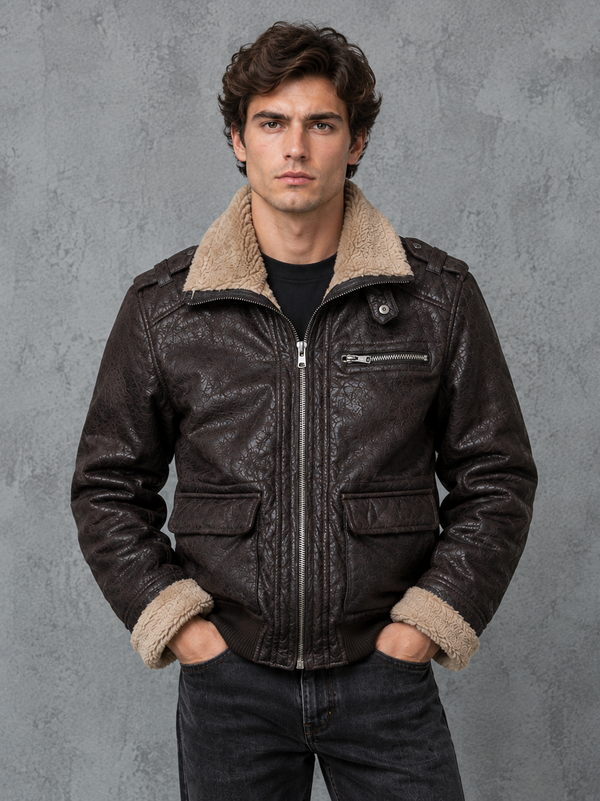 BLANCO MEN COLLECTION — Montone Bomber Uomo