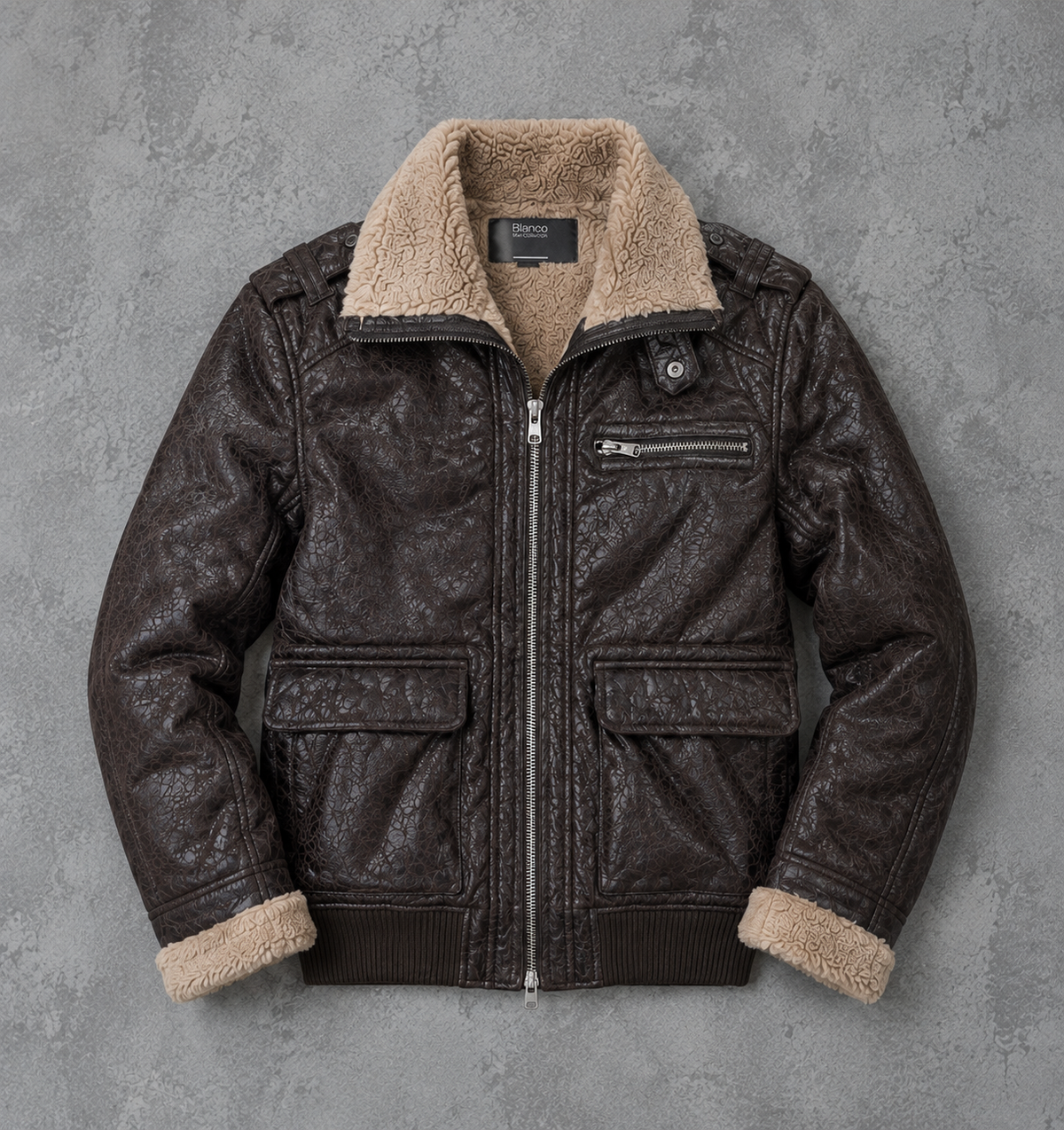 BLANCO MEN COLLECTION — Montone Bomber Uomo
