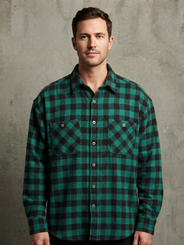 Camicia a Quadri in Flanella - Vintage Archive