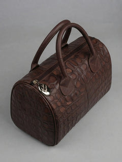 Bauletto vintage effetto coccodrillo – Moda Amica