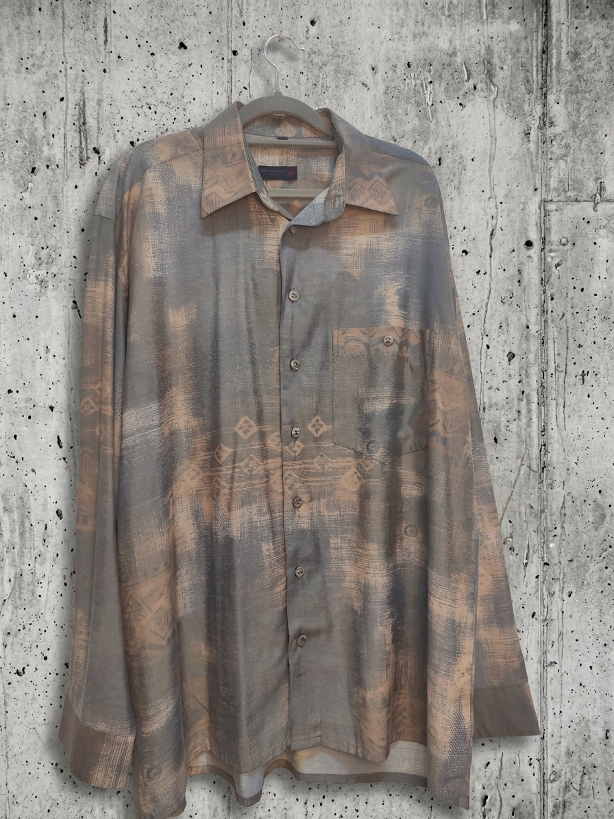 Camicia Vintage Anni '80/'90 Fantasia Astratta