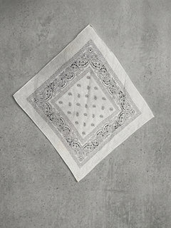 Bandana d'Archivio Classica Paisley – Rosso Vivace / Bianco