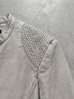 Giubbottino elegante da donna color grigio chiaro / ghiaccio
