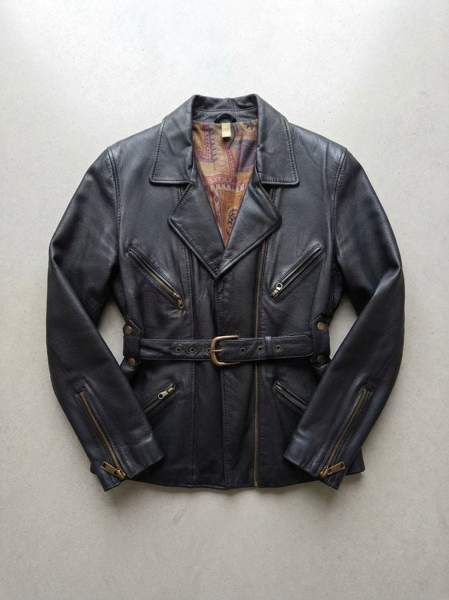 Chiodo in pelle Donna