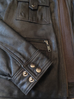 Giacca Vintage in Vera Pelle – Esprit Collection